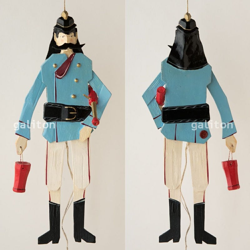 Oberammergauer Schnuerlkasperl なたのハンペルマン 消防士