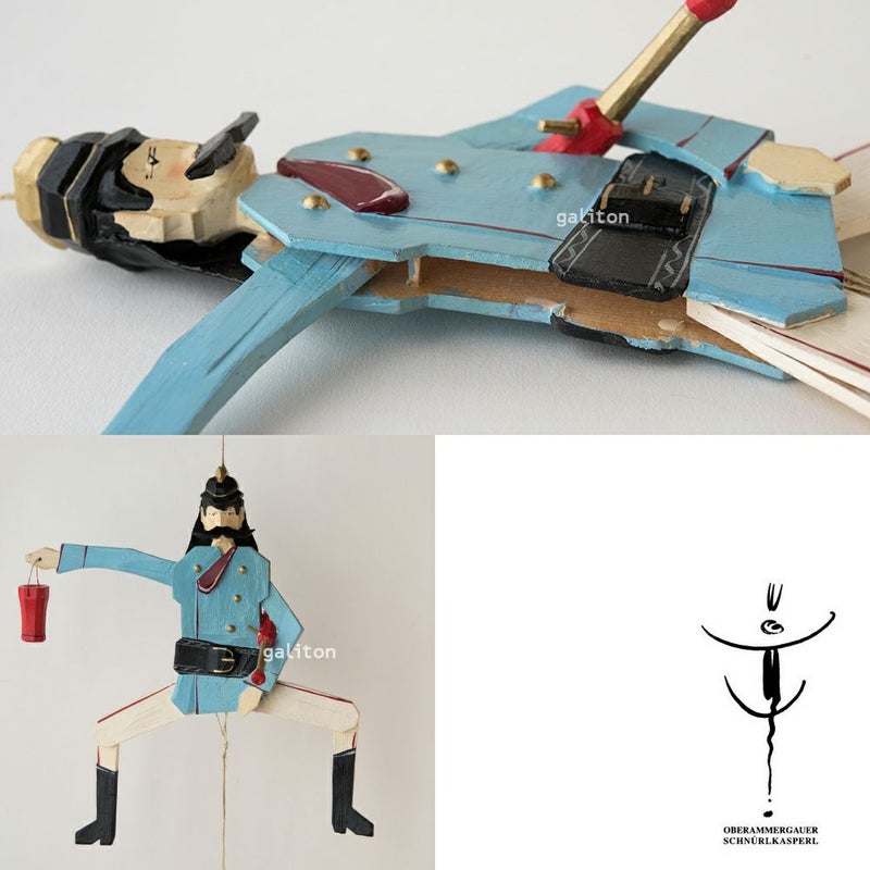 Oberammergauer Schnuerlkasperl なたのハンペルマン 消防士