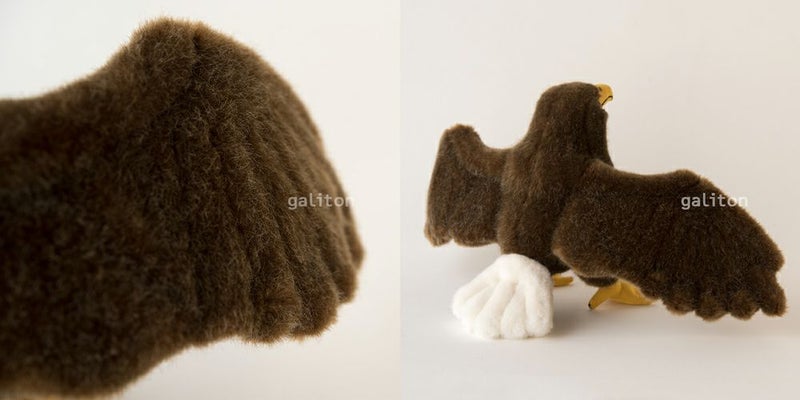 ケーセン Koesen ぬいぐるみ ワシ（小）